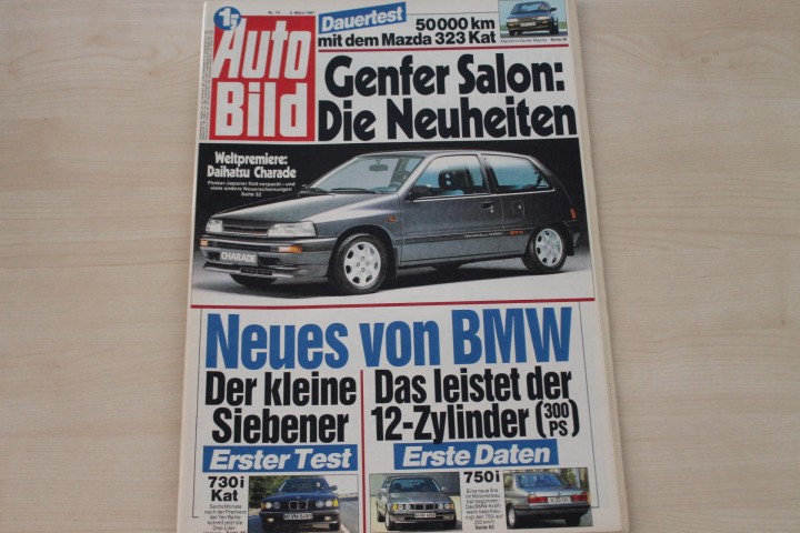 Deckblatt Auto Bild (10/1987)